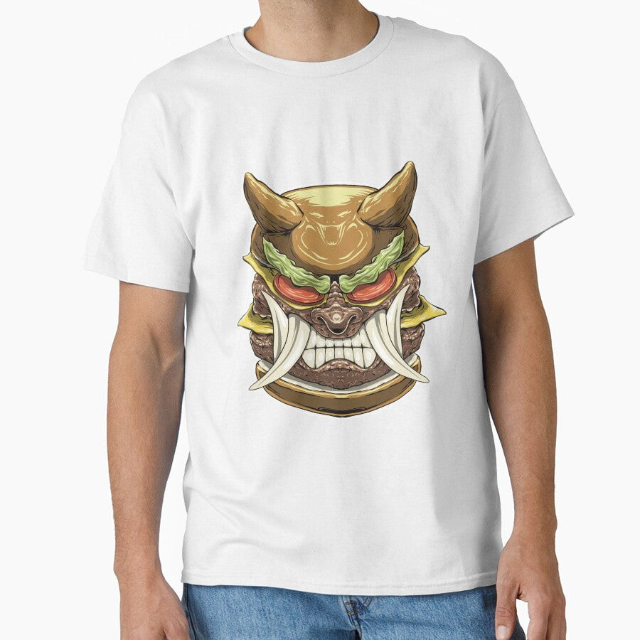 DEVIL BURGER by sooeycide Unisex T-shirt, Sweatshirt, Hoodie, Long Sleeve Tee - T-Shirt, Sweatshirt, Hoodie