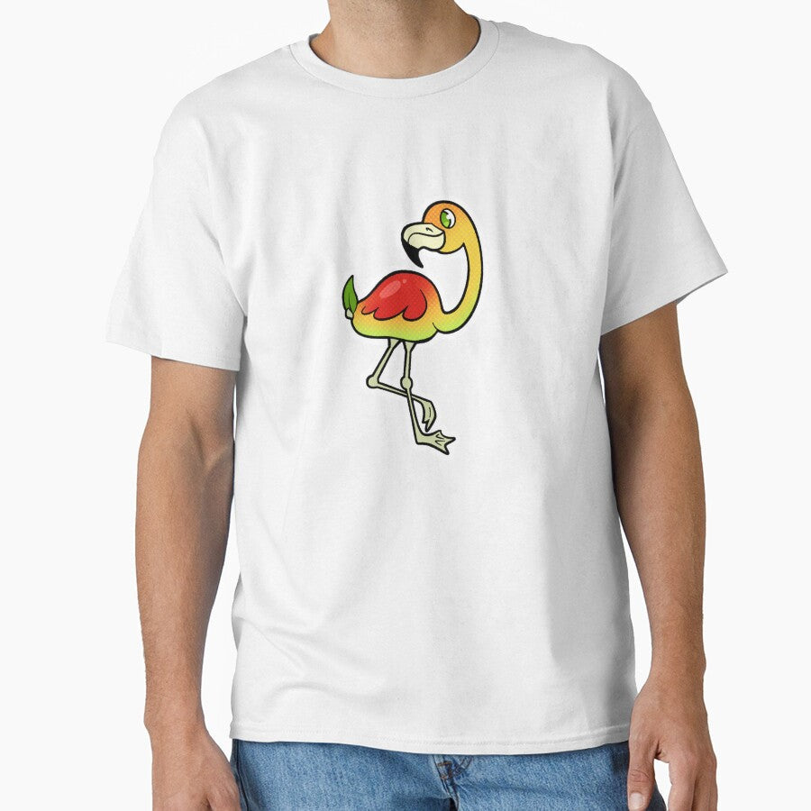 Flamango - Flamingo Mango by Stale-Cupcake-Scribbles Unisex T-shirt, Sweatshirt, Hoodie, Long Sleeve Tee - T-Shirt, Sweatshirt, Hoodie