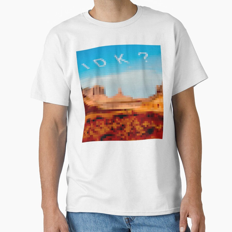 IDK? Desert Pixelated by Spoondar Unisex T-shirt, Sweatshirt, Hoodie, Long Sleeve Tee - T-Shirt, Sweatshirt, Hoodie
