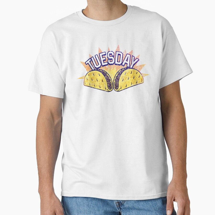 Taco Tuesday by TEES BY TOM Unisex T-shirt, Sweatshirt, Hoodie, Long Sleeve Tee - T-Shirt, Sweatshirt, Hoodie