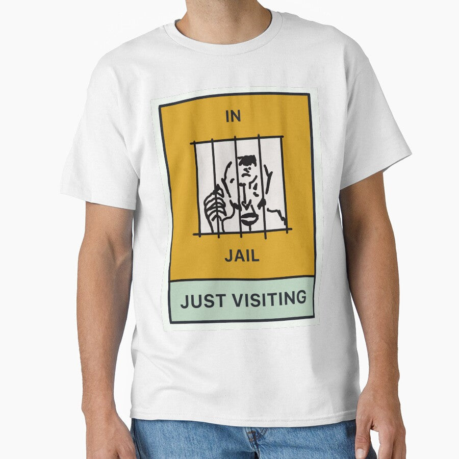 In Jail by nickclarkeart Unisex T-shirt, Sweatshirt, Hoodie, Long Sleeve Tee - T-Shirt, Sweatshirt, Hoodie
