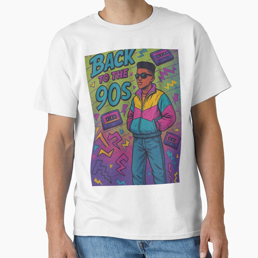 Back to the 90s  Retro Streetwear Aesthetic by Laugh & Rewind Unisex T-shirt, Sweatshirt, Hoodie, Long Sleeve Tee - T-Shirt, Sweatshirt, Hoodie