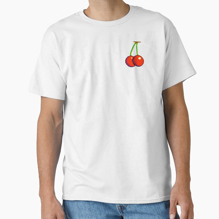 Pixel Cherry by AnnaClary Unisex T-shirt, Sweatshirt, Hoodie, Long Sleeve Tee - T-Shirt, Sweatshirt, Hoodie