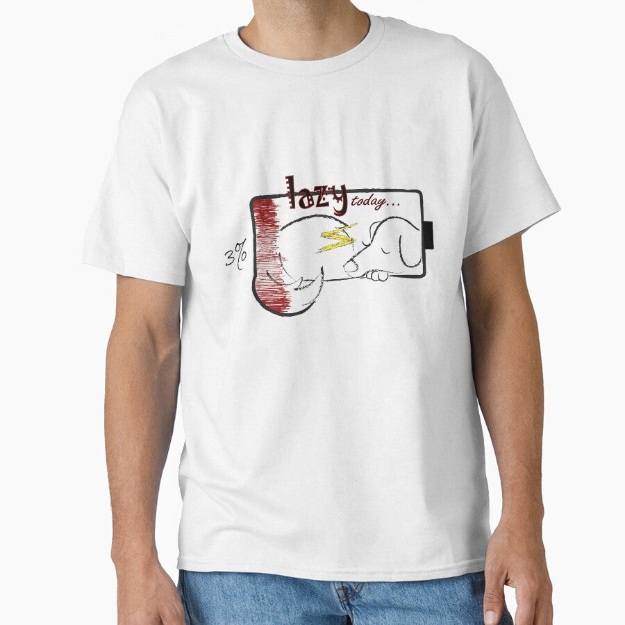 lazy dog by Dreamy@ Unisex T-shirt, Sweatshirt, Hoodie, Long Sleeve Tee - T-Shirt, Sweatshirt, Hoodie