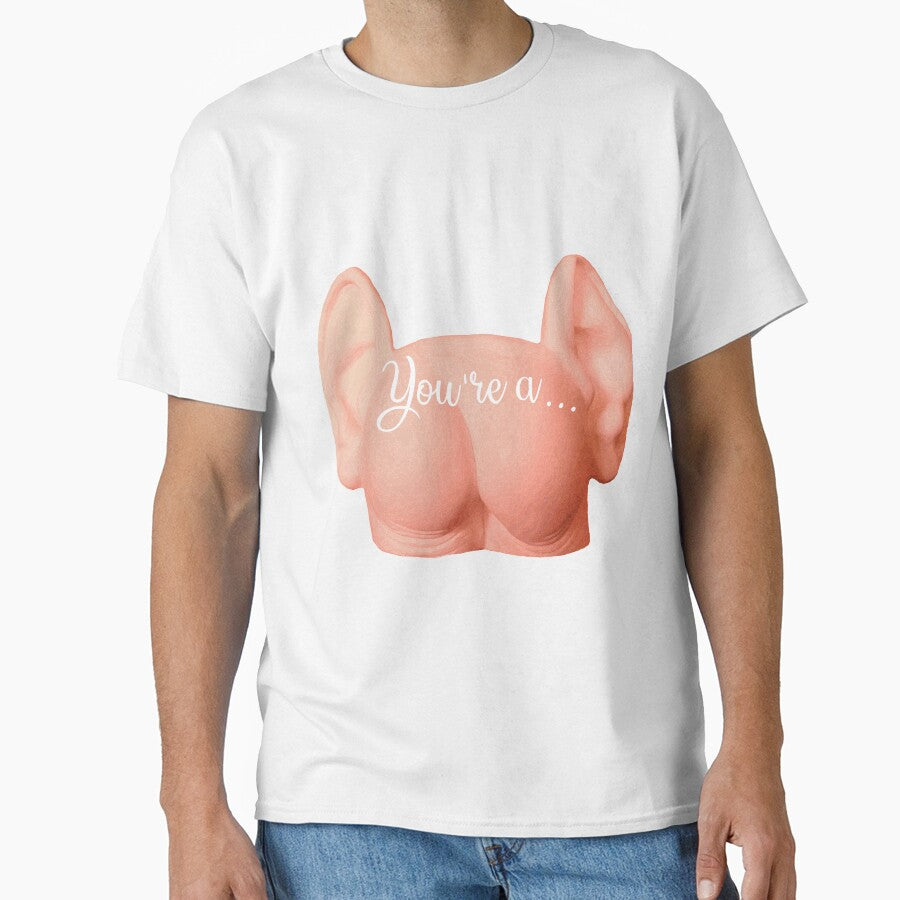 Ass with ears by Flavourista Unisex T-shirt, Sweatshirt, Hoodie, Long Sleeve Tee - T-Shirt, Sweatshirt, Hoodie