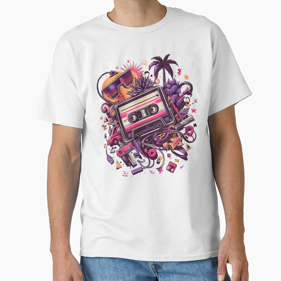 90's Retro Vibe by D-Dreamweaver Unisex T-shirt, Sweatshirt, Hoodie, Long Sleeve Tee - T-Shirt, Sweatshirt, Hoodie