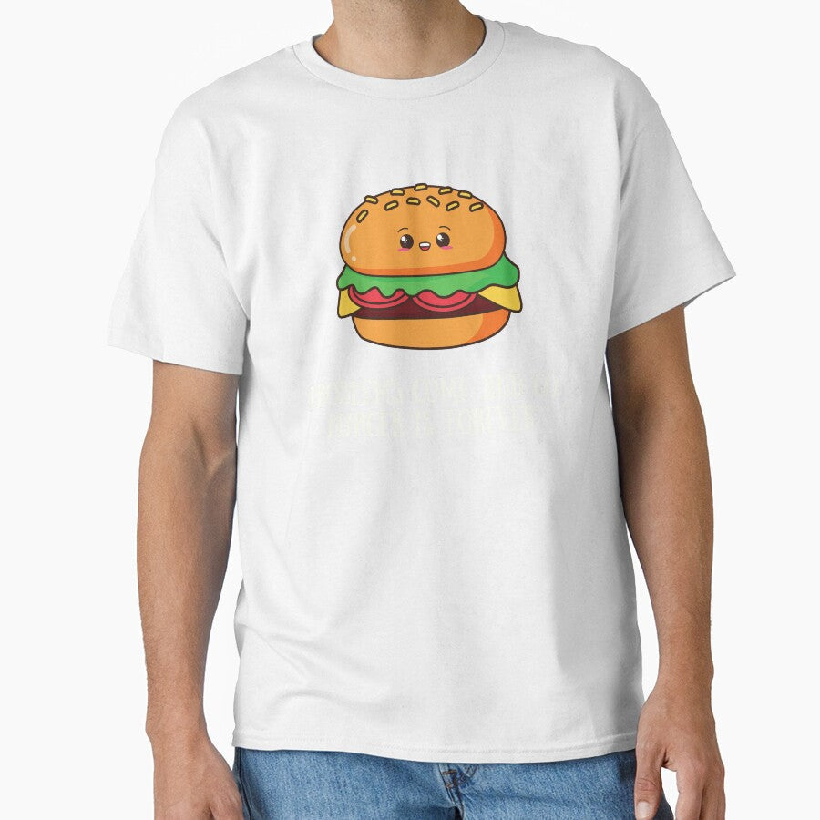 Burger is Forever by pattykim Unisex T-shirt, Sweatshirt, Hoodie, Long Sleeve Tee - T-Shirt, Sweatshirt, Hoodie