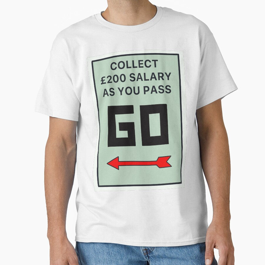 Pass Go by nickclarkeart Unisex T-shirt, Sweatshirt, Hoodie, Long Sleeve Tee - T-Shirt, Sweatshirt, Hoodie