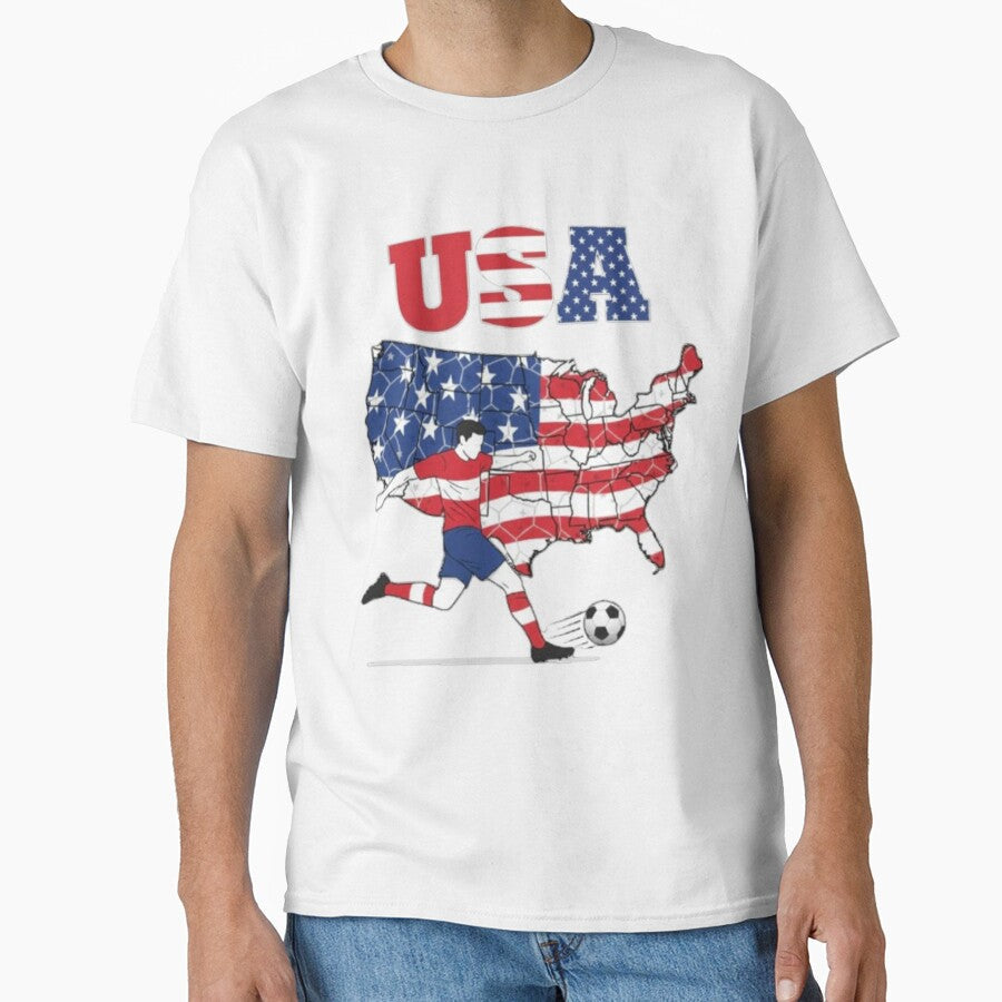 USA Soccer Passion Graphic by ZolaHan Unisex T-shirt, Sweatshirt, Hoodie, Long Sleeve Tee - T-Shirt, Sweatshirt, Hoodie