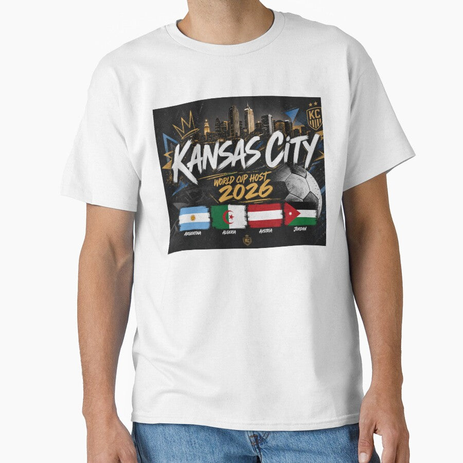 Kansas City World Cup Host 2026 by BrickByDream Unisex T-shirt, Sweatshirt, Hoodie, Long Sleeve Tee - T-Shirt, Sweatshirt, Hoodie