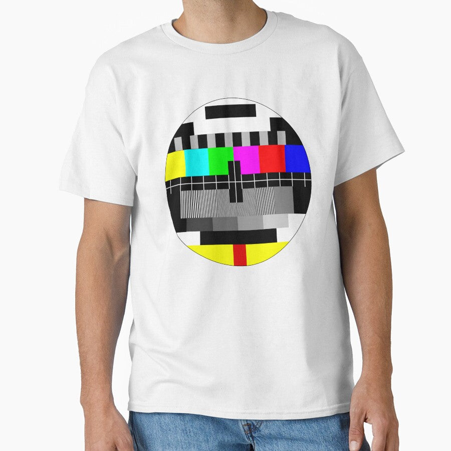 90's TV Test pattern by Enji333 Unisex T-shirt, Sweatshirt, Hoodie, Long Sleeve Tee - T-Shirt, Sweatshirt, Hoodie