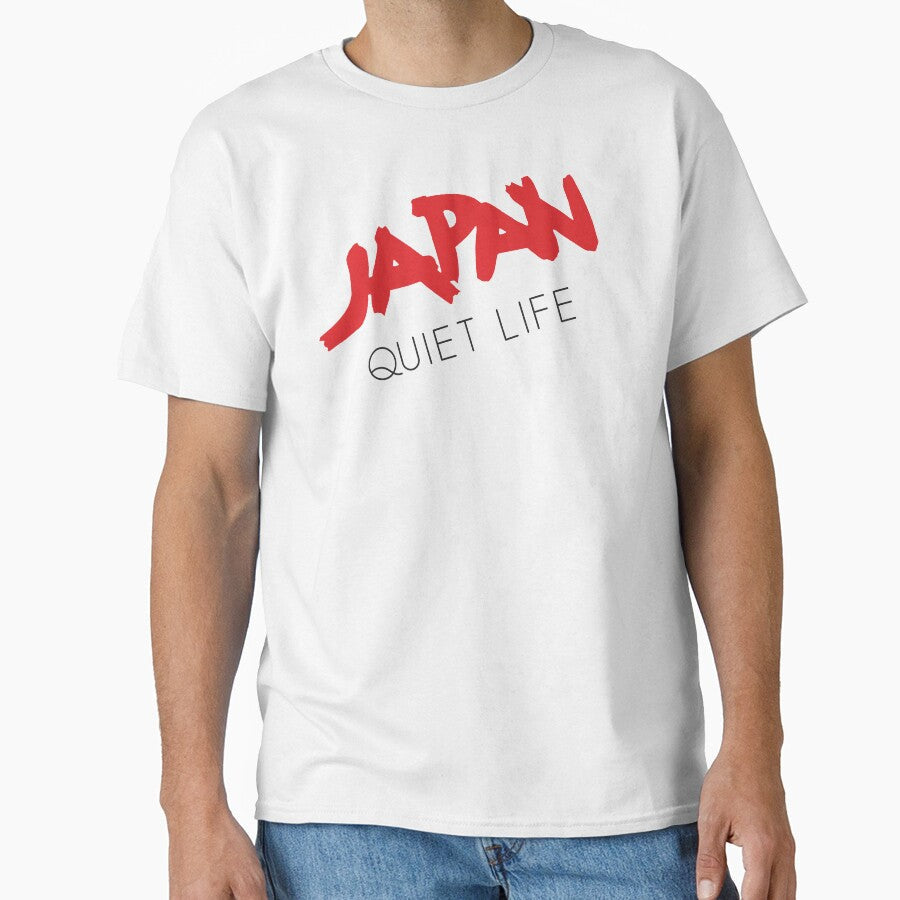 Japan - 'Quiet Life' Logo by Only Japan, Bowie, New Order, Ultravox Unisex T-shirt, Sweatshirt, Hoodie, Long Sleeve Tee - T-Shirt, Sweatshirt, Hoodie