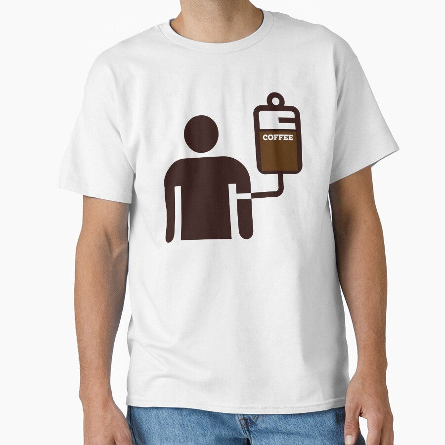 Intravenous Coffee by BeansHotTees Unisex T-shirt, Sweatshirt, Hoodie, Long Sleeve Tee - T-Shirt, Sweatshirt, Hoodie