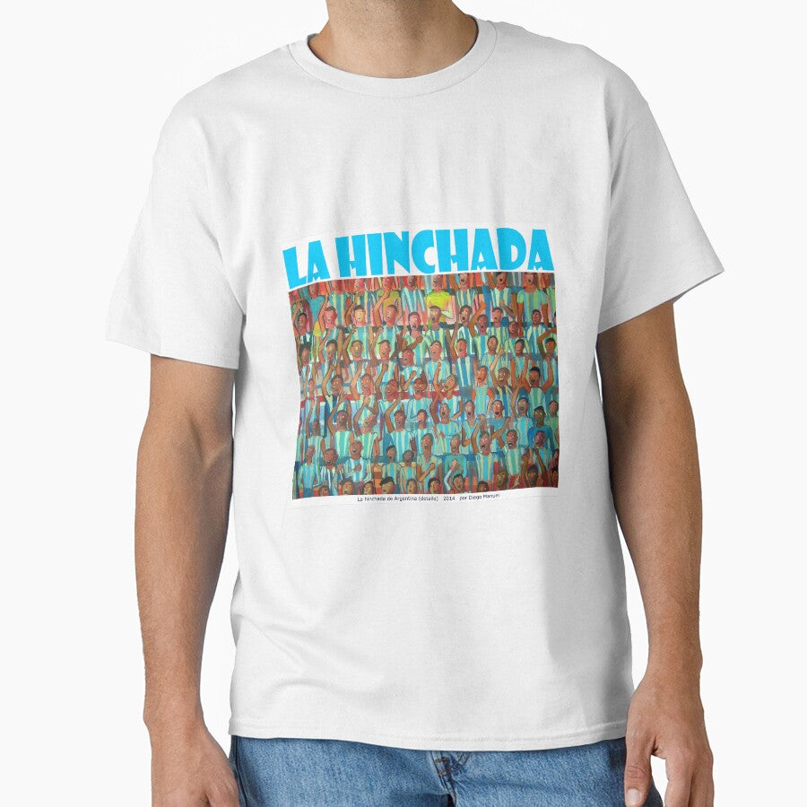 The fans of Argentine soccer by Diego Manuel Rodriguez Unisex T-shirt, Sweatshirt, Hoodie, Long Sleeve Tee - T-Shirt, Sweatshirt, Hoodie