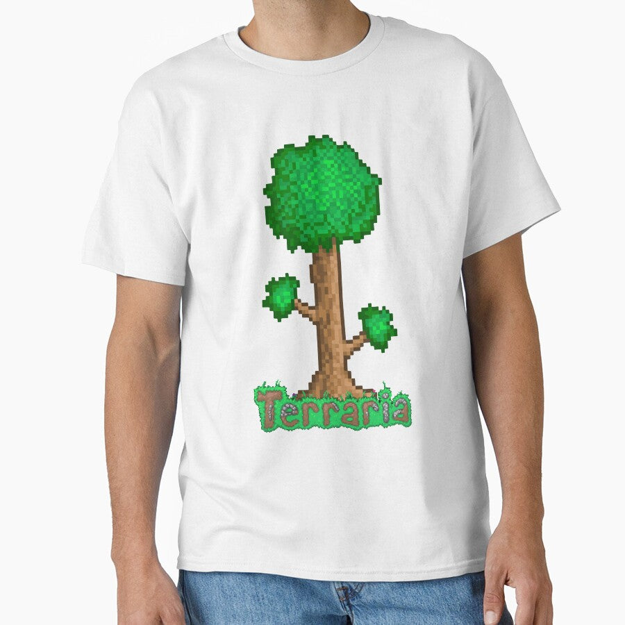 Terraria Game Pixel Art by CaseStation Unisex T-shirt, Sweatshirt, Hoodie, Long Sleeve Tee - T-Shirt, Sweatshirt, Hoodie