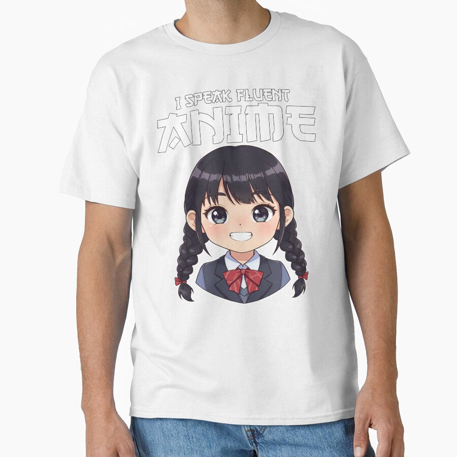 I SPEAK FLUENT ANIME - ANIME GIFT by KEF Custom Unisex T-shirt, Sweatshirt, Hoodie, Long Sleeve Tee - T-Shirt, Sweatshirt, Hoodie