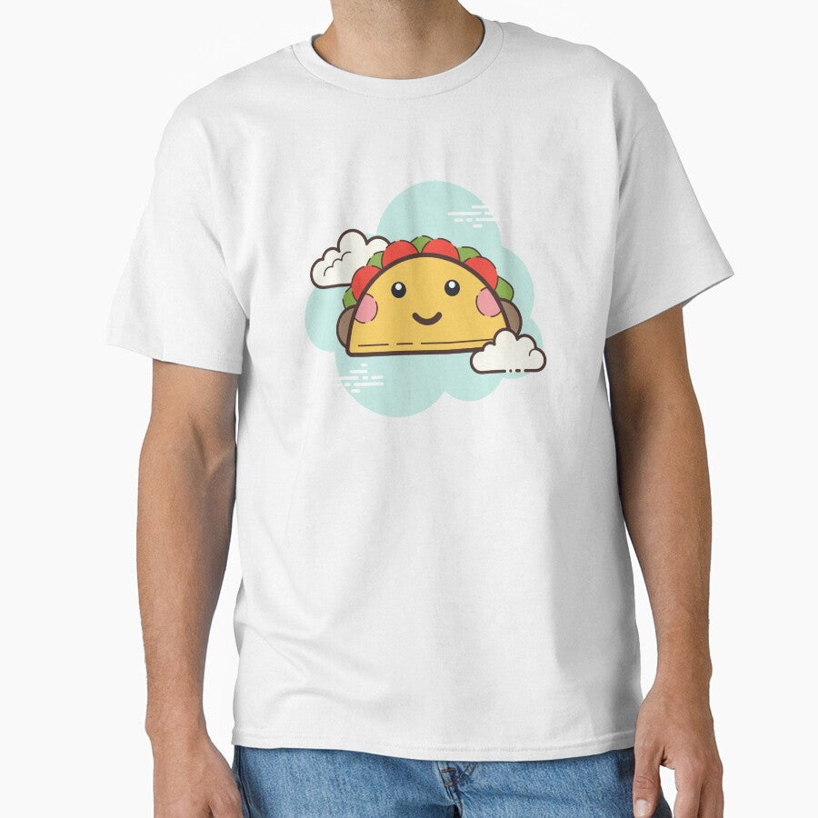 Happy Kawaii Taco by Momoone @ Sakorn shop Unisex T-shirt, Sweatshirt, Hoodie, Long Sleeve Tee - T-Shirt, Sweatshirt, Hoodie