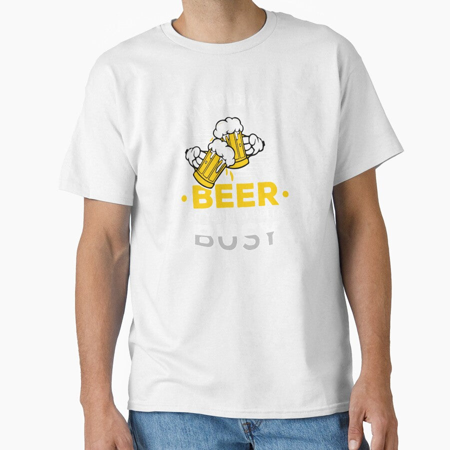Beer Lover Master I'm Holding A Beer Busy Gift Idea by haselshirt Unisex T-shirt, Sweatshirt, Hoodie, Long Sleeve Tee - T-Shirt, Sweatshirt, Hoodie