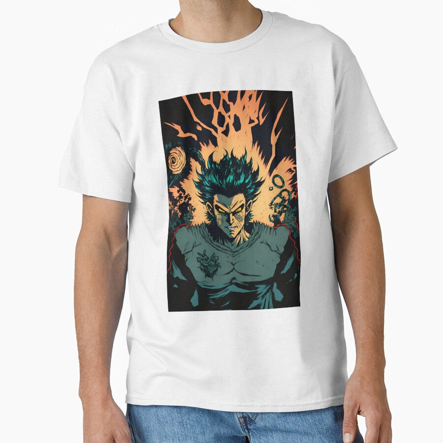 Anime Demon Son with fire1 by Bubblebuk Unisex T-shirt, Sweatshirt, Hoodie, Long Sleeve Tee - T-Shirt, Sweatshirt, Hoodie
