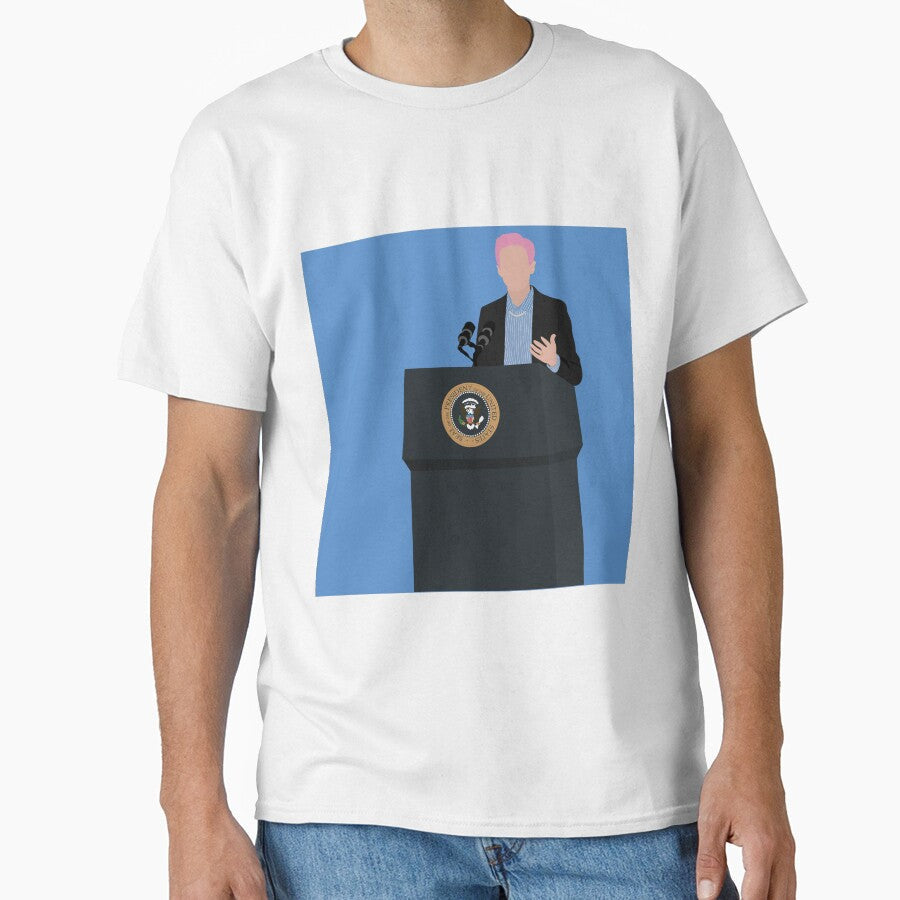 Megan Rapinoe at the White House by elopez1755 Unisex T-shirt, Sweatshirt, Hoodie, Long Sleeve Tee - T-Shirt, Sweatshirt, Hoodie