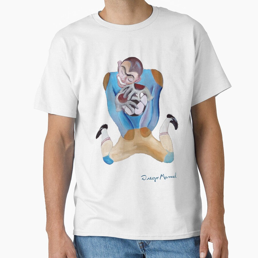 The soccer goalkeeper by Diego Manuel Rodriguez Unisex T-shirt, Sweatshirt, Hoodie, Long Sleeve Tee - T-Shirt, Sweatshirt, Hoodie