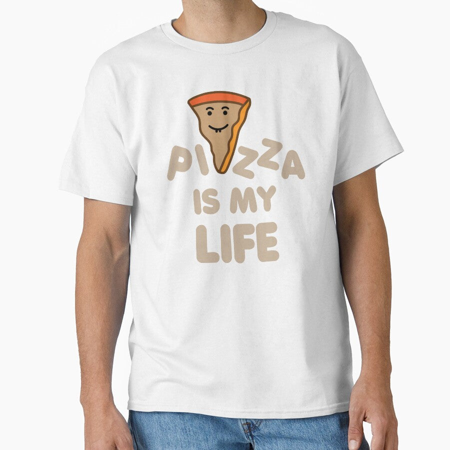 Pizza is my life! by Chitrogiri Unisex T-shirt, Sweatshirt, Hoodie, Long Sleeve Tee - T-Shirt, Sweatshirt, Hoodie