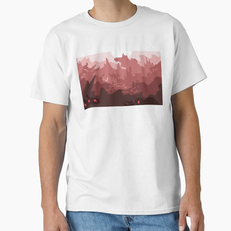 Pixelated Wasteland by AaronCofer Unisex T-shirt, Sweatshirt, Hoodie, Long Sleeve Tee - T-Shirt, Sweatshirt, Hoodie