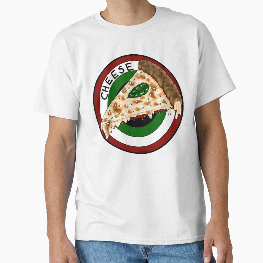 Cheesy Slice of Pizza by LyAnMeArt Unisex T-shirt, Sweatshirt, Hoodie, Long Sleeve Tee - T-Shirt, Sweatshirt, Hoodie