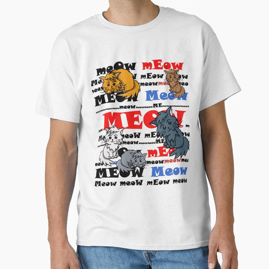 meow kawaii neko by CuisineCat Unisex T-shirt, Sweatshirt, Hoodie, Long Sleeve Tee - T-Shirt, Sweatshirt, Hoodie