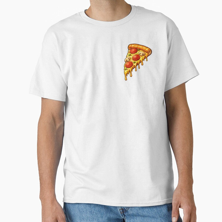 pepperoni pizza by aicharoman Unisex T-shirt, Sweatshirt, Hoodie, Long Sleeve Tee - T-Shirt, Sweatshirt, Hoodie