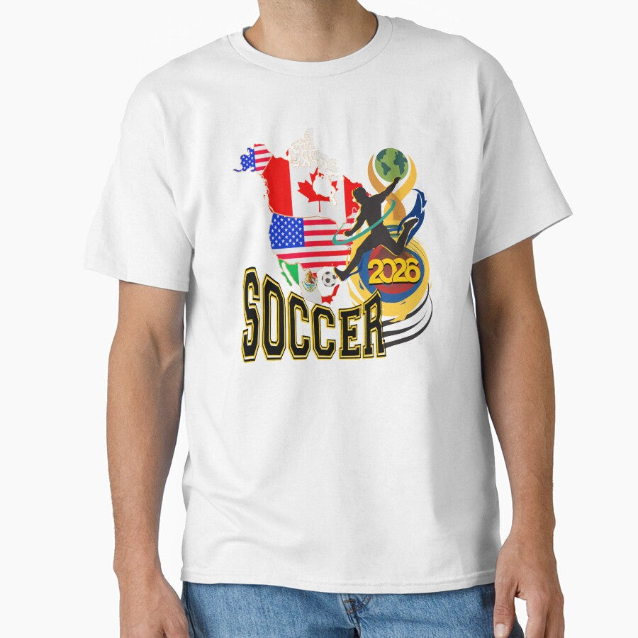 World Soccer 2026 by InasTees Unisex T-shirt, Sweatshirt, Hoodie, Long Sleeve Tee - T-Shirt, Sweatshirt, Hoodie
