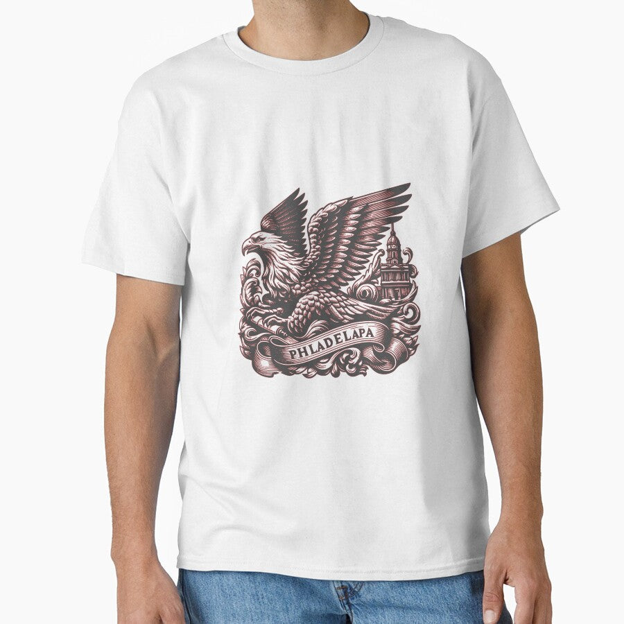 Philadelphia EAGLE by ANGHAM ALKHALED Unisex T-shirt, Sweatshirt, Hoodie, Long Sleeve Tee - T-Shirt, Sweatshirt, Hoodie