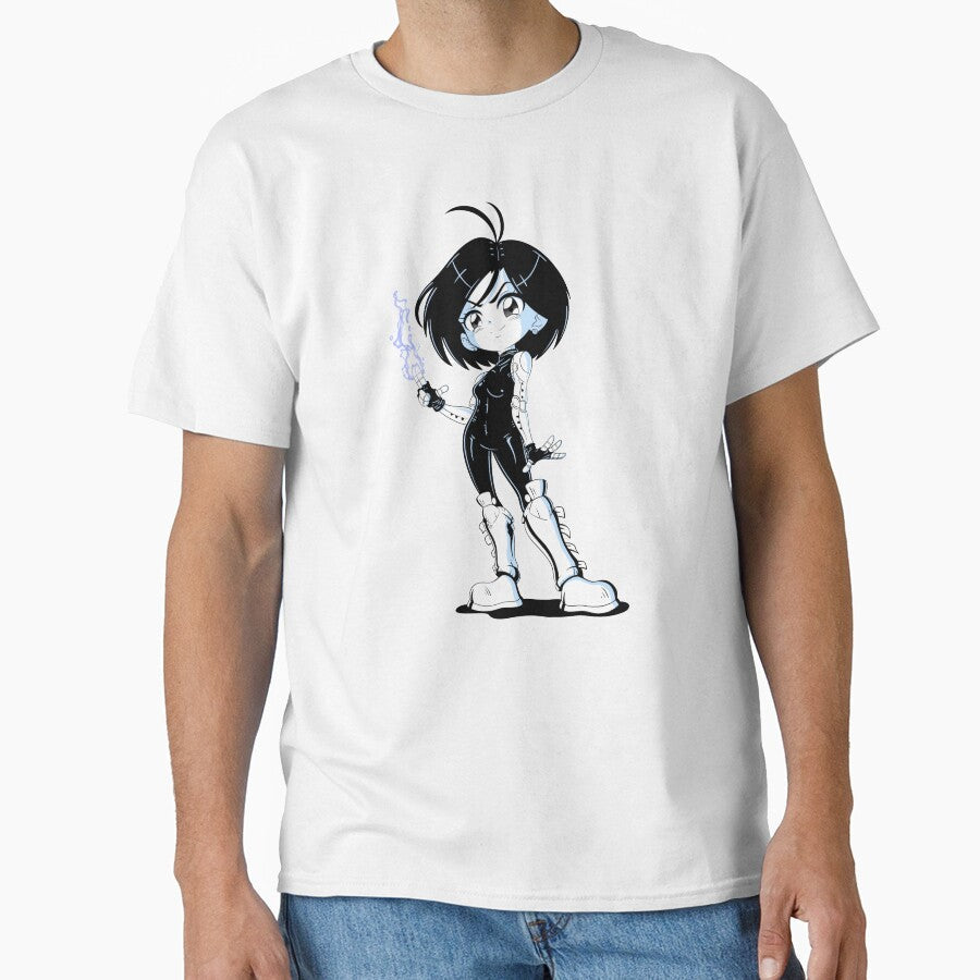 Chibi Alita battle angel by Studio Kaos Designs Unisex T-shirt, Sweatshirt, Hoodie, Long Sleeve Tee - T-Shirt, Sweatshirt, Hoodie