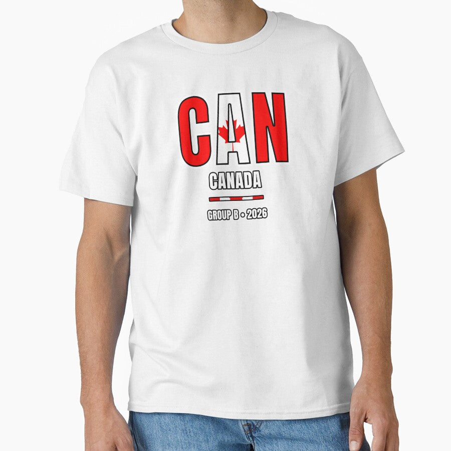 Canada 2026 Football Shirt | CAN Canada Soccer Fan Apparel | Canada National Team Supporter Tee | Football 2026 Gift by The Hairy Melon - T-Shirt, Sweatshirt, Hoodie