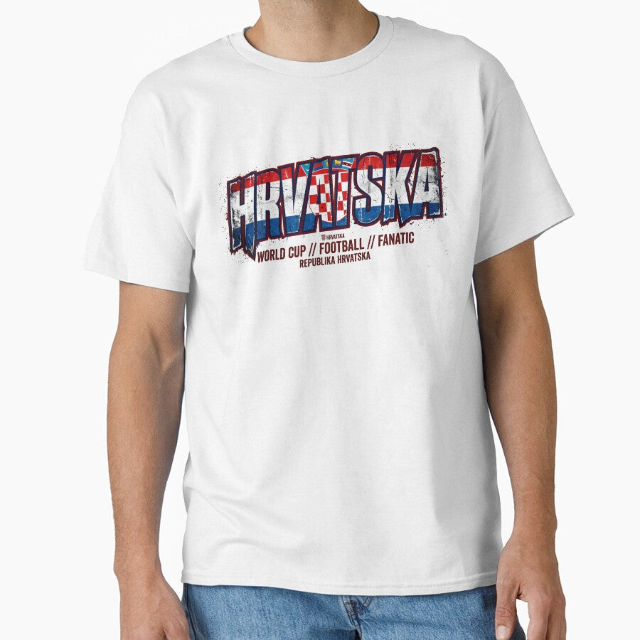 Croatia / Hrvatska Flag Soccer Fan Gift   World Cup 2026 by Martin's_Design Unisex T-shirt, Sweatshirt, Hoodie, Long Sleeve Tee - T-Shirt, Sweatshirt, Hoodie
