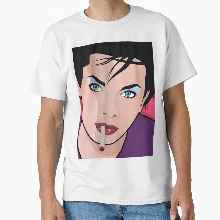Pop Art Beautiful Woman Smoking Cigarette Popart Girl by Frank Schuster Unisex T-shirt, Sweatshirt, Hoodie, Long Sleeve Tee - T-Shirt, Sweatshirt, Hoodie