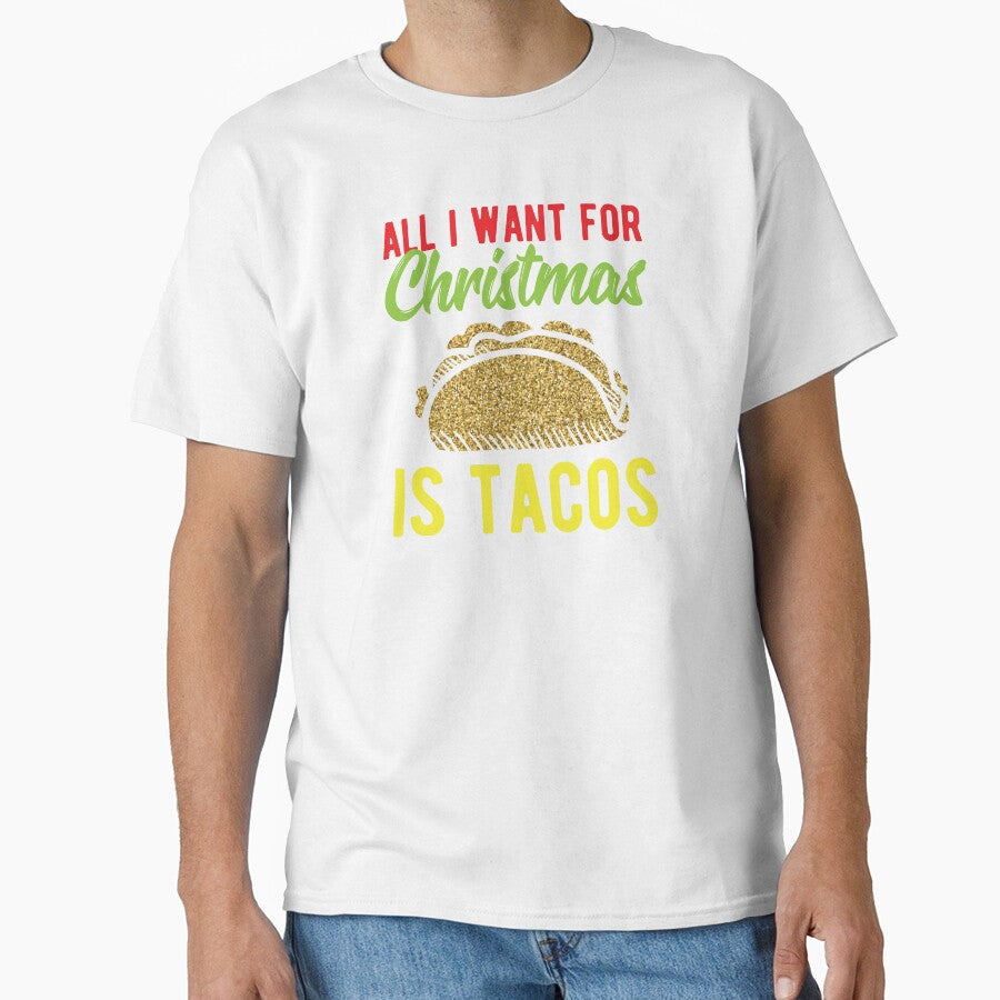 Santa Taco Lover Christmas Xmas Holiday Gift by haselshirt Unisex T-shirt, Sweatshirt, Hoodie, Long Sleeve Tee - T-Shirt, Sweatshirt, Hoodie