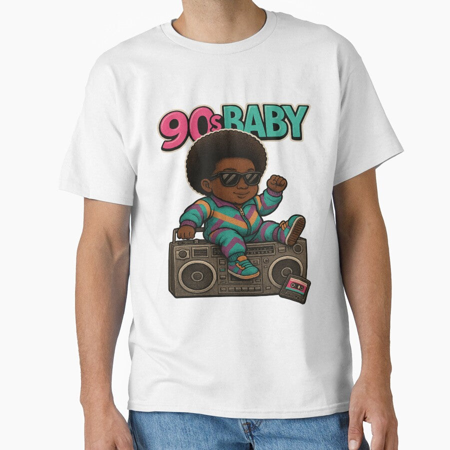 90's Baby by bysaintclaire Unisex T-shirt, Sweatshirt, Hoodie, Long Sleeve Tee - T-Shirt, Sweatshirt, Hoodie