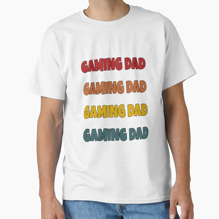 Gaming Dad by Denti Kanys  Unisex T-shirt, Sweatshirt, Hoodie, Long Sleeve Tee - T-Shirt, Sweatshirt, Hoodie