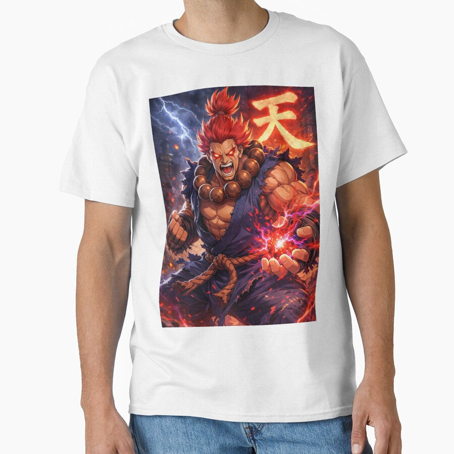 Wrath of the Satsui no Hado  Akuma by Level Quest Unisex T-shirt, Sweatshirt, Hoodie, Long Sleeve Tee - T-Shirt, Sweatshirt, Hoodie