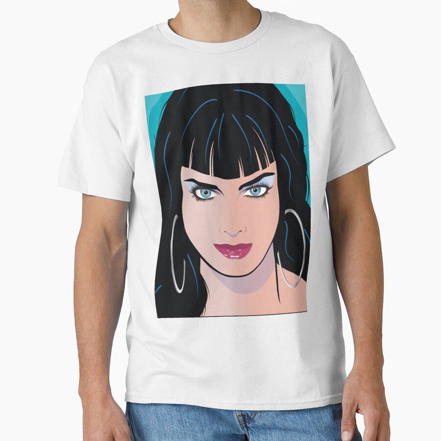 Pop Art Beautiful Woman Alicia by Frank Schuster Unisex T-shirt, Sweatshirt, Hoodie, Long Sleeve Tee - T-Shirt, Sweatshirt, Hoodie