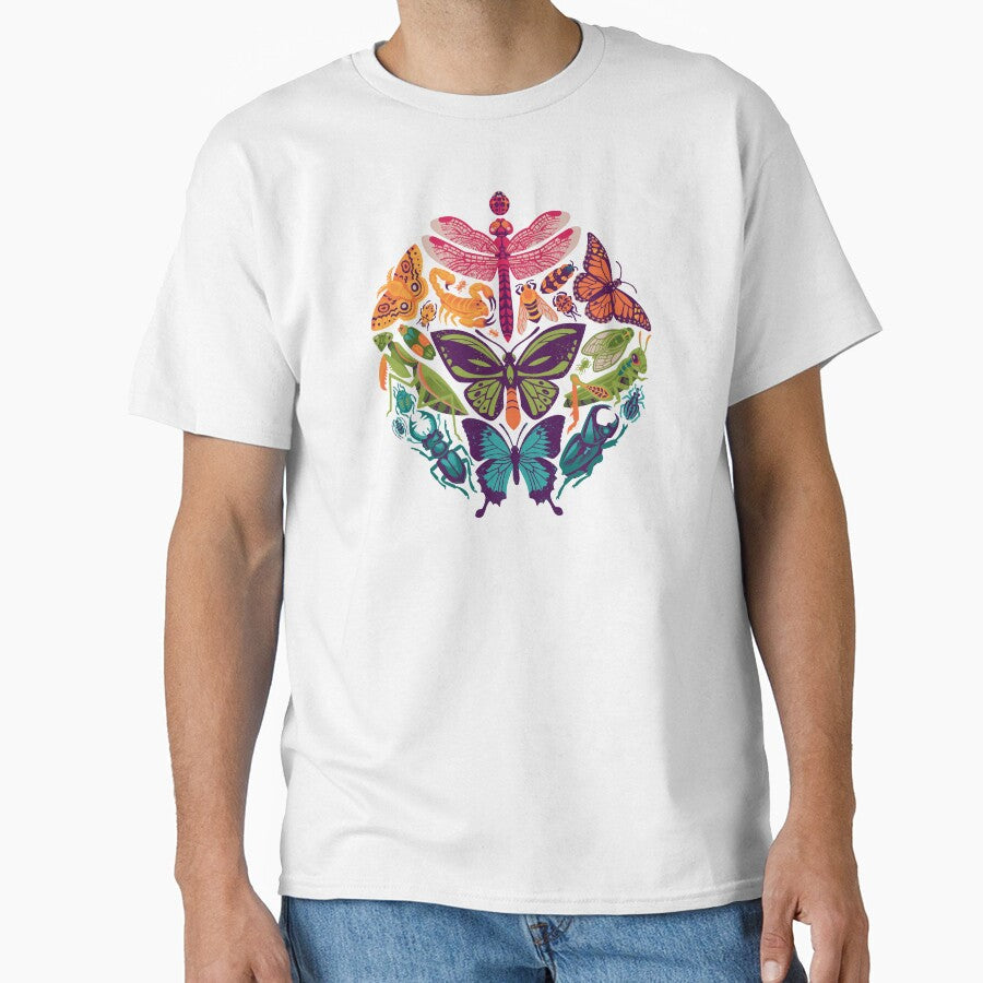 Bugs and Butterflies by Wayne Minnis Unisex T-shirt, Sweatshirt, Hoodie, Long Sleeve Tee - T-Shirt, Sweatshirt, Hoodie