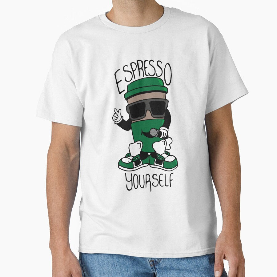 Espresso Yourself - Colour - Coffee, Espresso, Coffee lovers by 86Gaz Unisex T-shirt, Sweatshirt, Hoodie, Long Sleeve Tee - T-Shirt, Sweatshirt, Hoodie