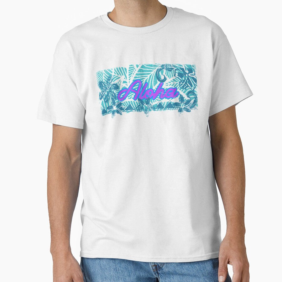 Vintage Distressed Inked Aloha Banner by sunnthreads Unisex T-shirt, Sweatshirt, Hoodie, Long Sleeve Tee - T-Shirt, Sweatshirt, Hoodie