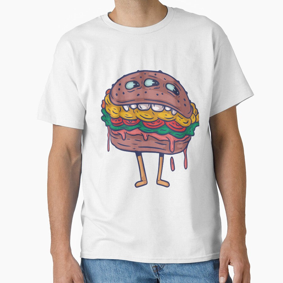 burger kill by killzilla Unisex T-shirt, Sweatshirt, Hoodie, Long Sleeve Tee - T-Shirt, Sweatshirt, Hoodie