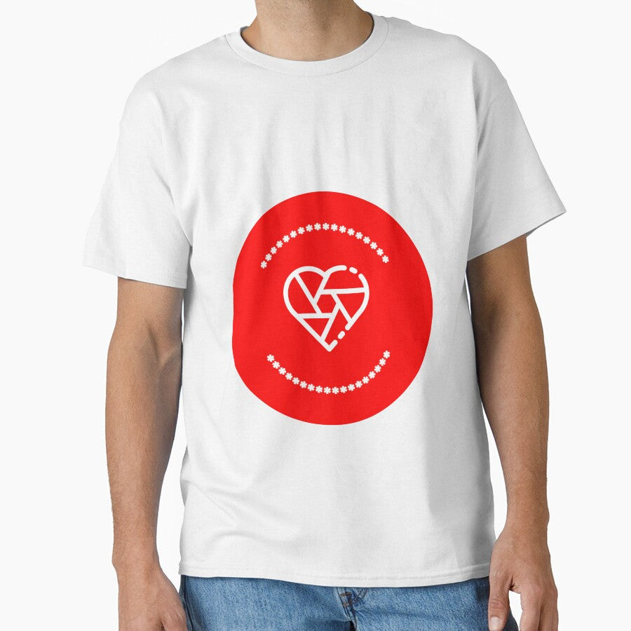 Whimsical Heart Artwork, Novelty Valentine's Day Gift. by StyleGuru Unisex T-shirt, Sweatshirt, Hoodie, Long Sleeve Tee - T-Shirt, Sweatshirt, Hoodie