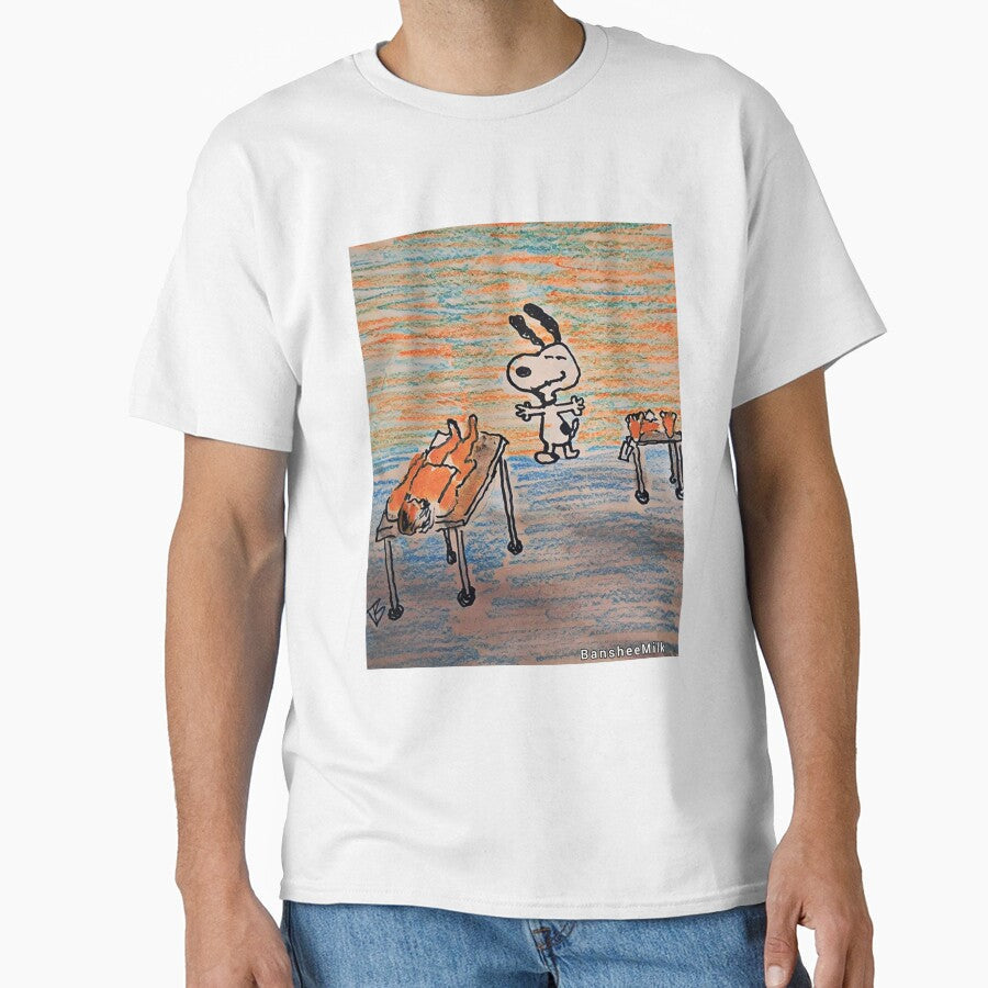 Beagle At The Morgue by BansheeMilk Unisex T-shirt, Sweatshirt, Hoodie, Long Sleeve Tee - T-Shirt, Sweatshirt, Hoodie