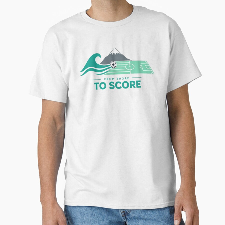 From Shore to Score by xmoudx Unisex T-shirt, Sweatshirt, Hoodie, Long Sleeve Tee - T-Shirt, Sweatshirt, Hoodie