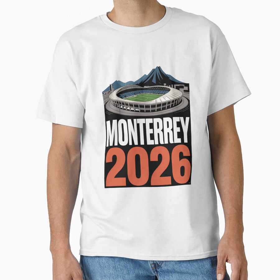 Monterrey 2026 Cerro de la Silla Mountain T-Shirt V20 by DarylWelsh2024 Unisex T-shirt, Sweatshirt, Hoodie, Long Sleeve Tee - T-Shirt, Sweatshirt, Hoodie