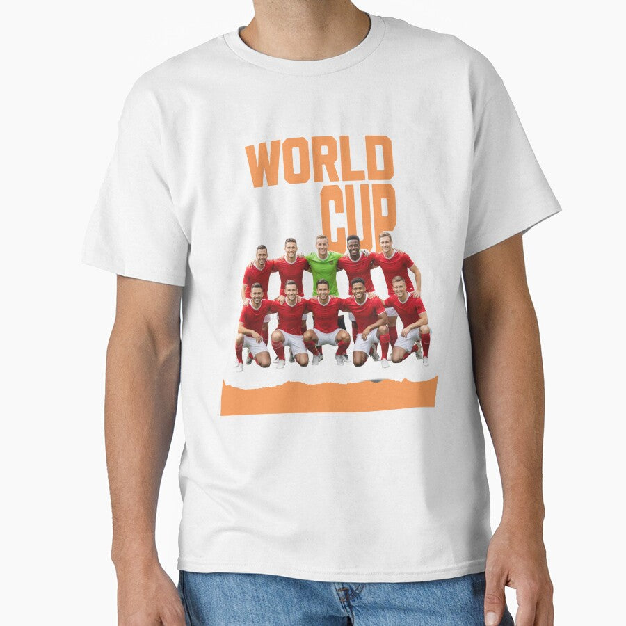 World cup Classic T-Shirt by freshwear design Unisex T-shirt, Sweatshirt, Hoodie, Long Sleeve Tee - T-Shirt, Sweatshirt, Hoodie